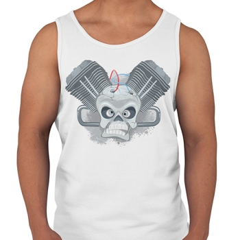 TANK TOP M8 CHOPPER SKULL TŁOK